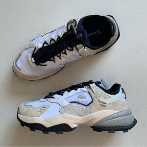 Lacoste L-Guard Breaker Outdoor Sneakers WHT/NAV Men’s Size 10 NEW IN BOX